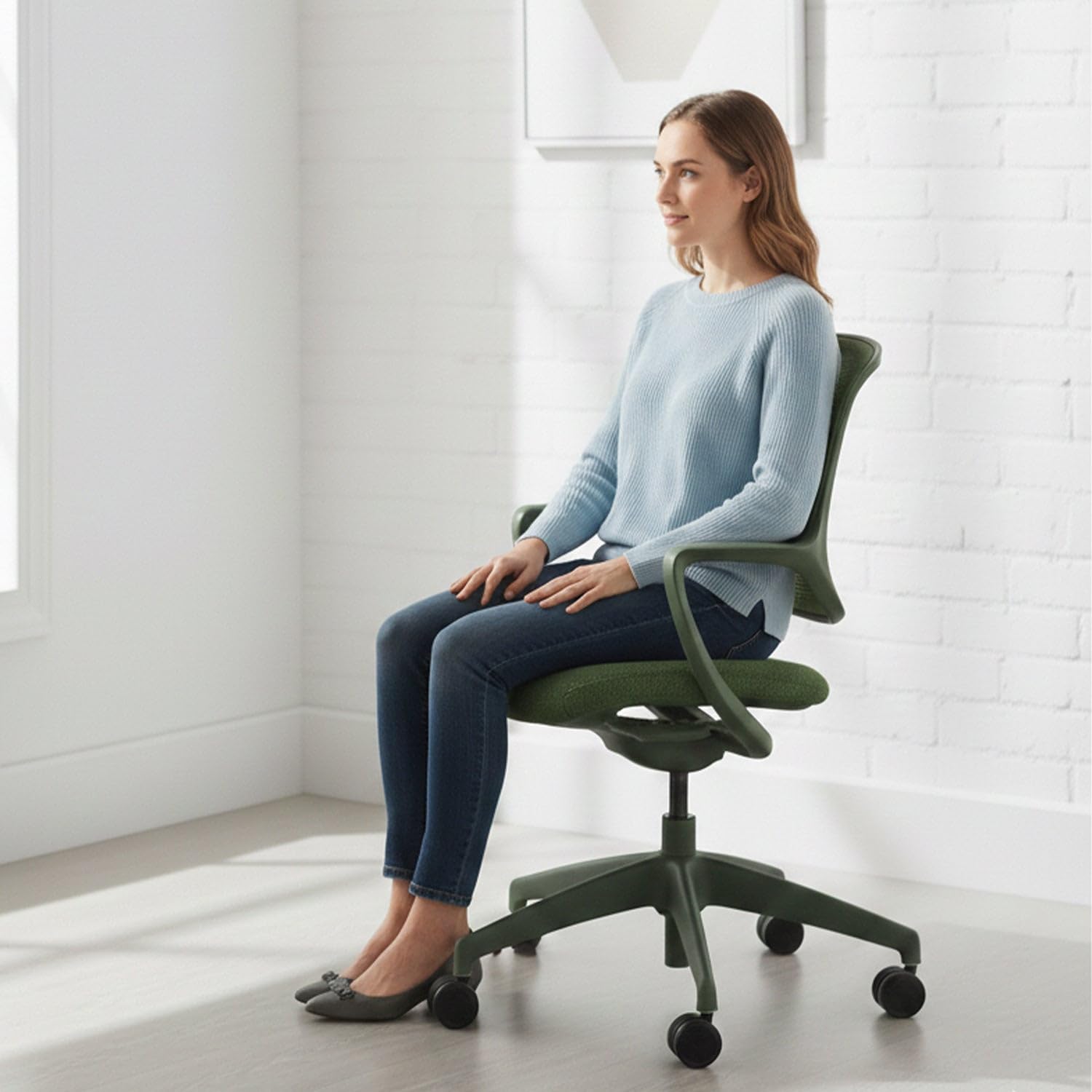 Amazon.com: Desky Evoque Low Back Office Chair, Ergonomic Armless